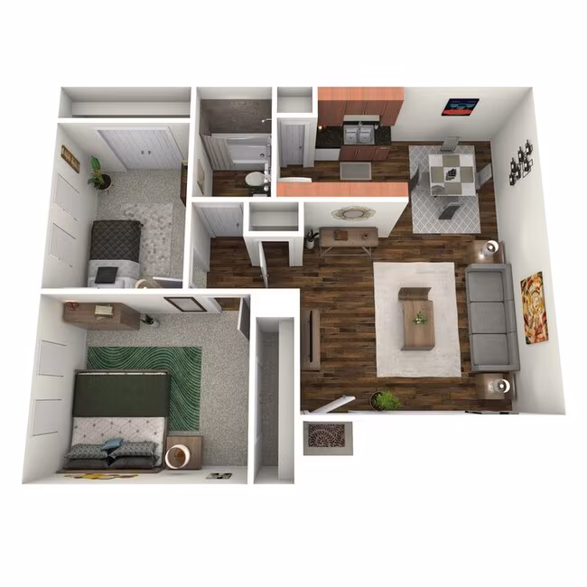 The Pecan 1305-108 floor plan